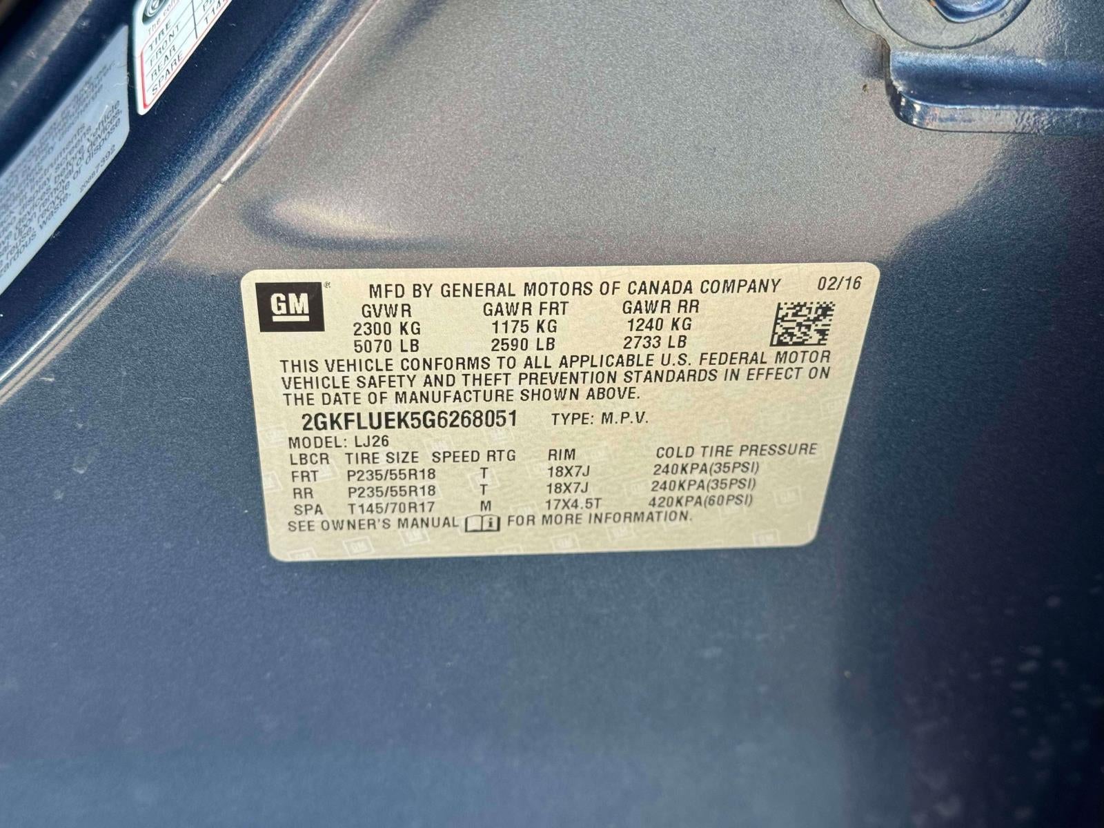 2016 GMC Terrain SLT