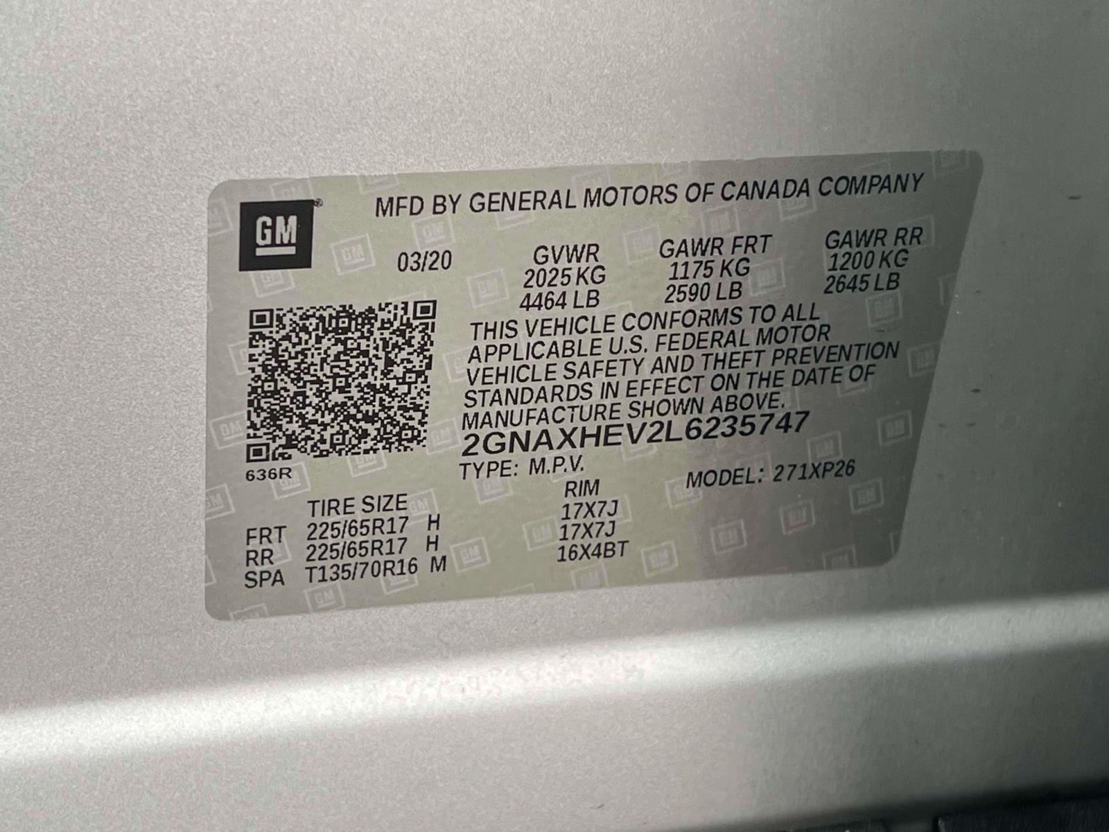 2020 Chevrolet Equinox FWD LS