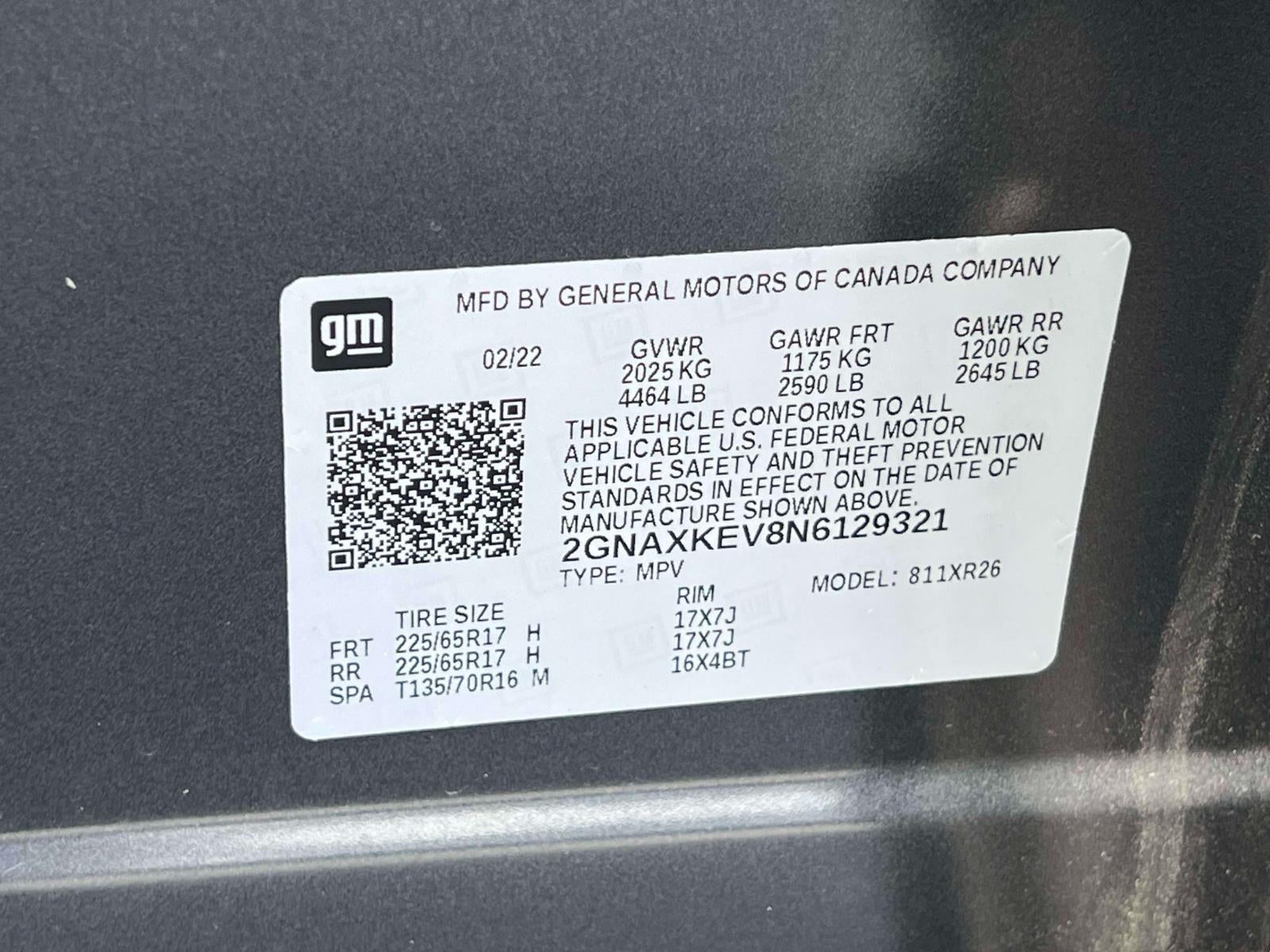 2022 Chevrolet Equinox FWD LT