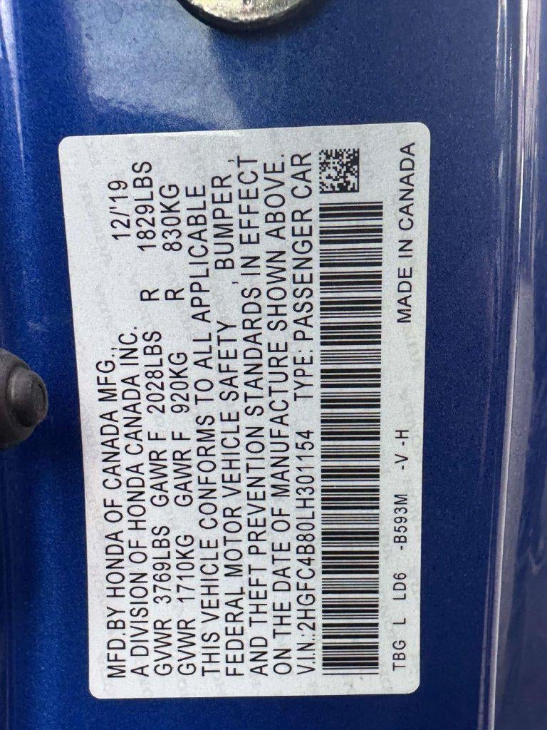 2020 Honda Civic Sport