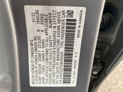 2022 Honda Civic Sport