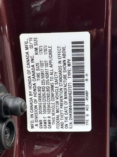 2016 Honda CR-V SE