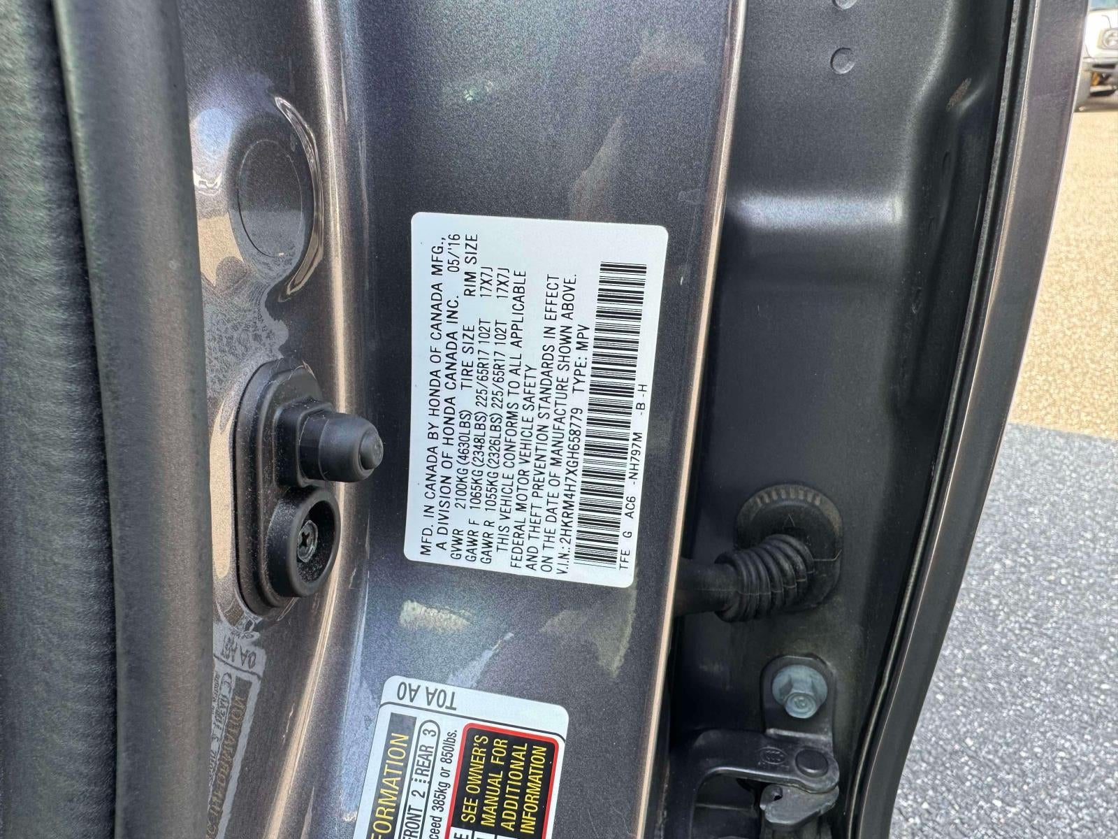 2016 Honda CR-V EX-L