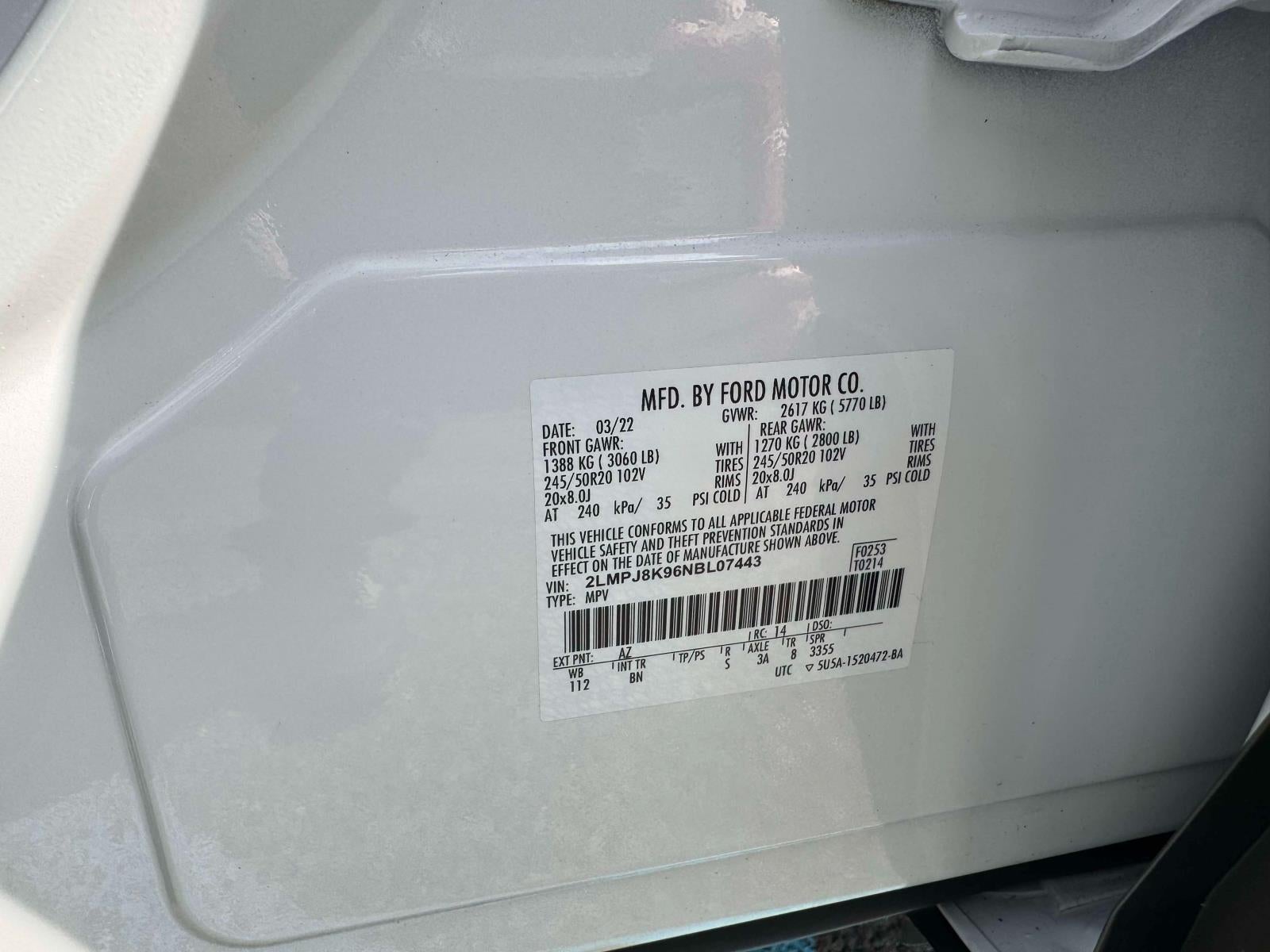 2022 Lincoln Nautilus Reserve