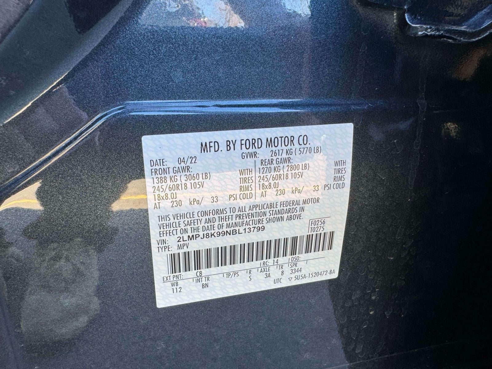 2022 Lincoln Nautilus Reserve