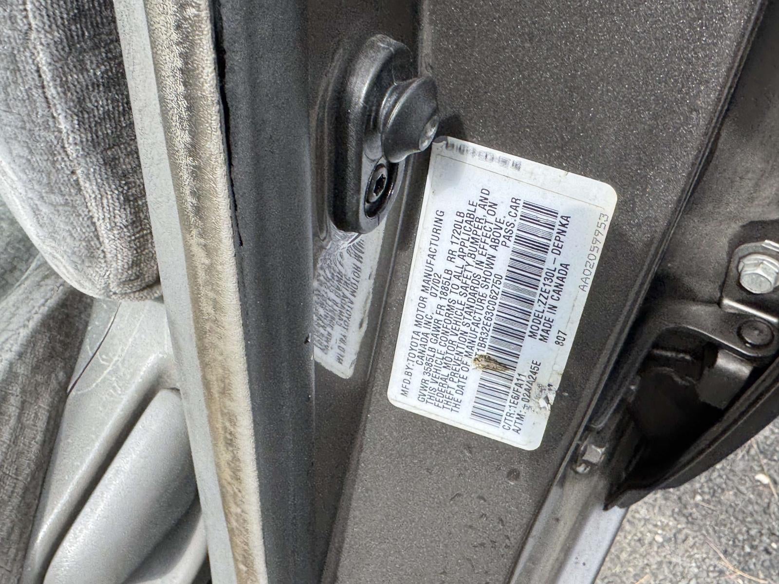 2003 Toyota Corolla LE