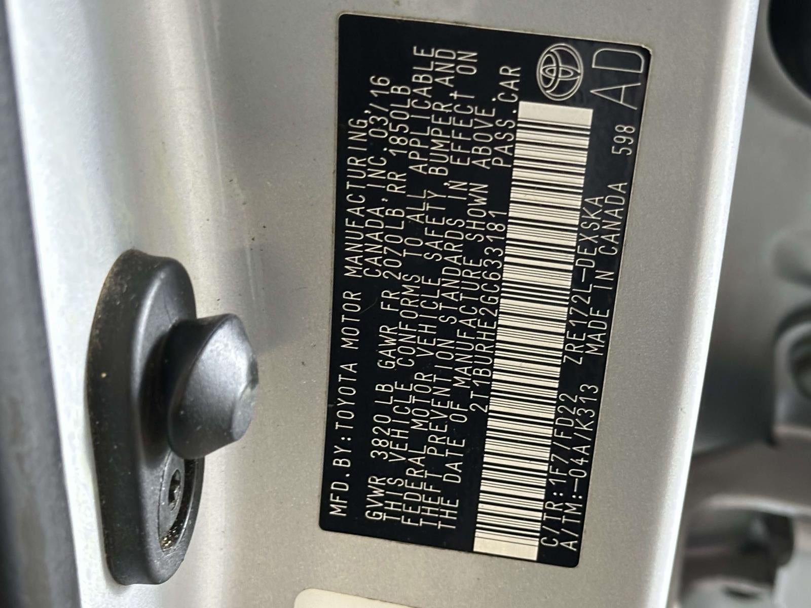 2016 Toyota Corolla S Plus