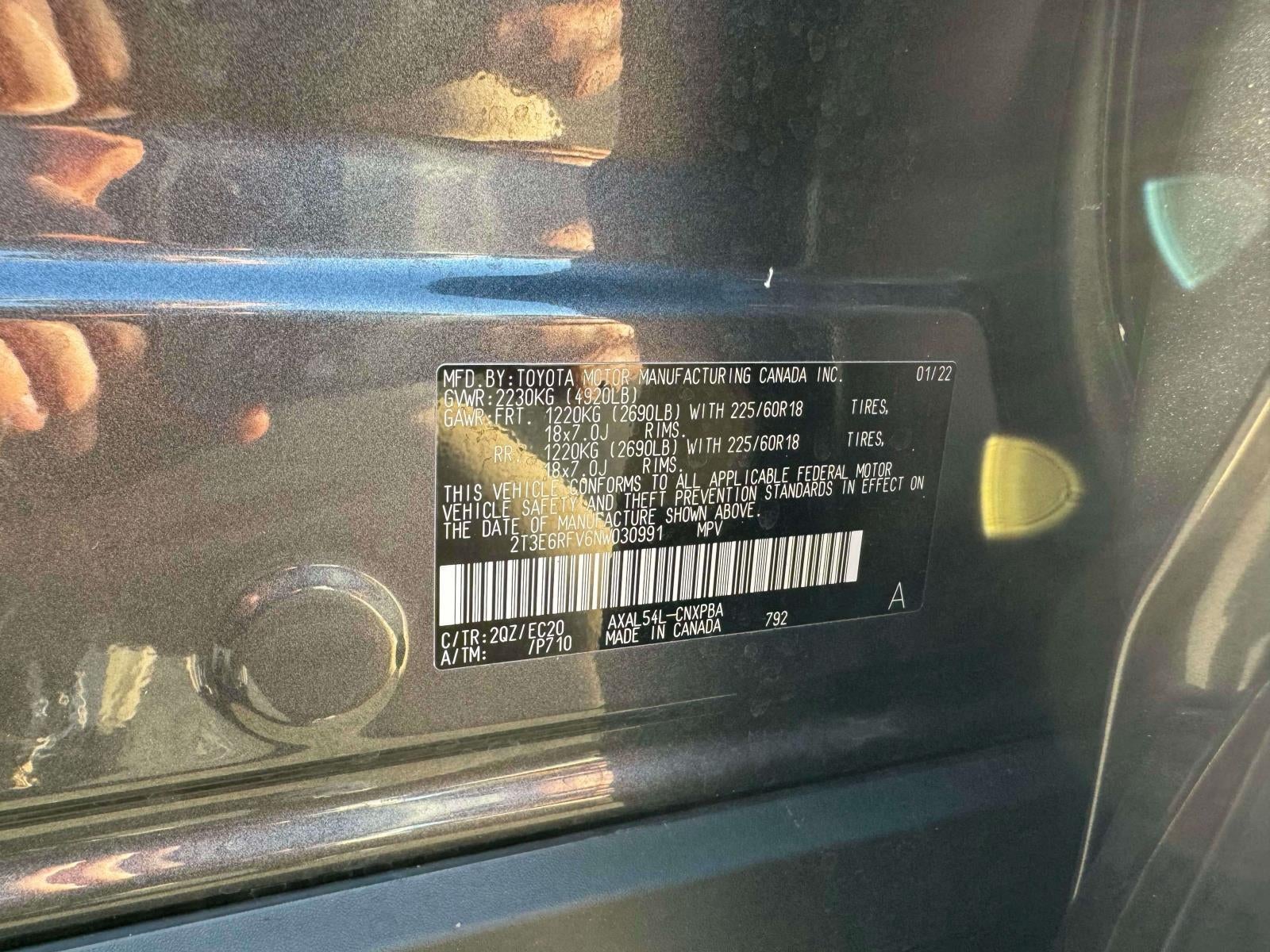 2022 Toyota RAV4 Hybrid XSE