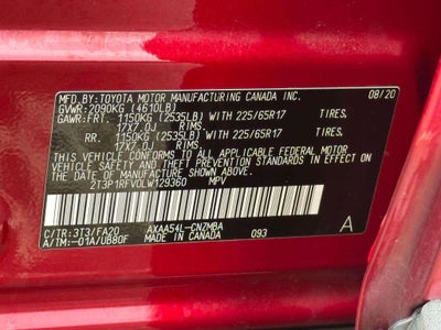 2020 Toyota RAV4 XLE