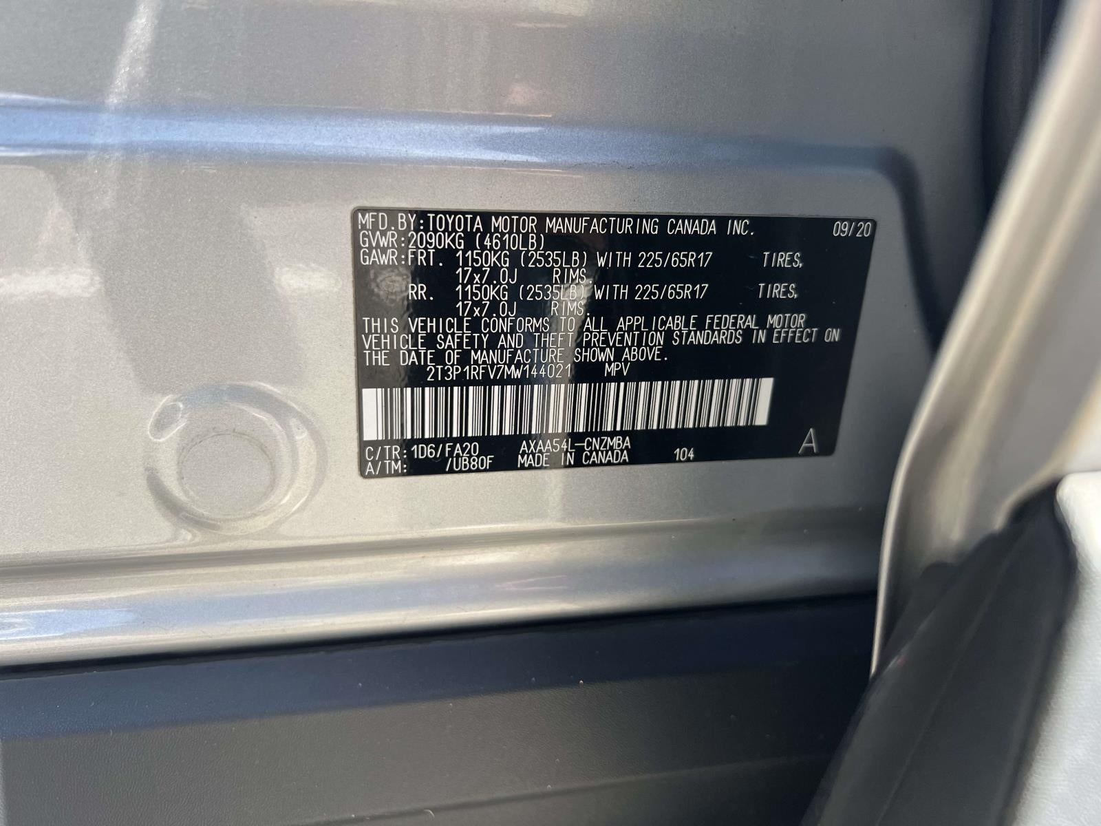 2021 Toyota RAV4 XLE