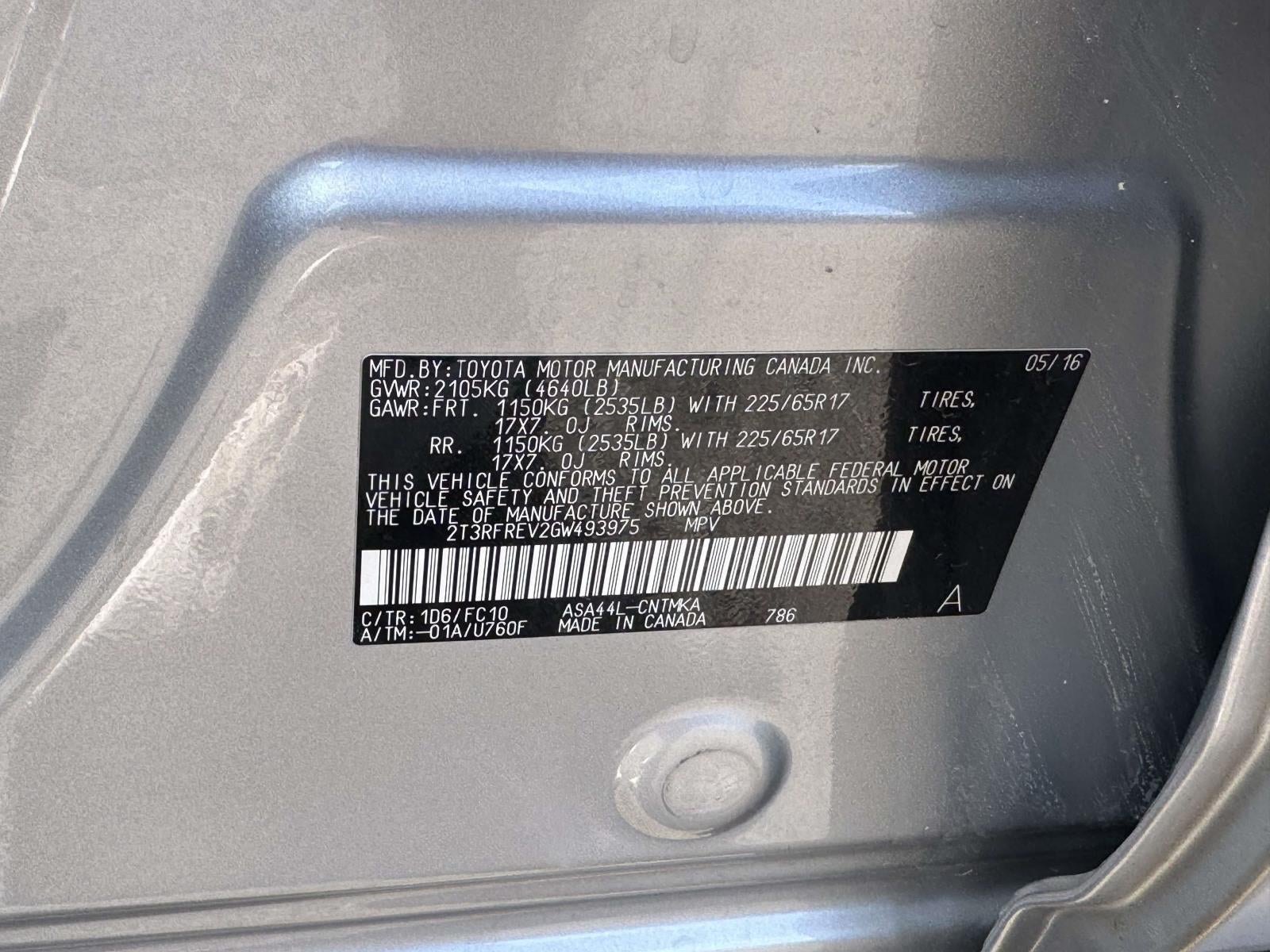 2016 Toyota RAV4 XLE