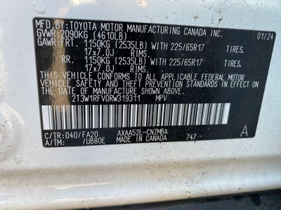 2024 Toyota RAV4 XLE