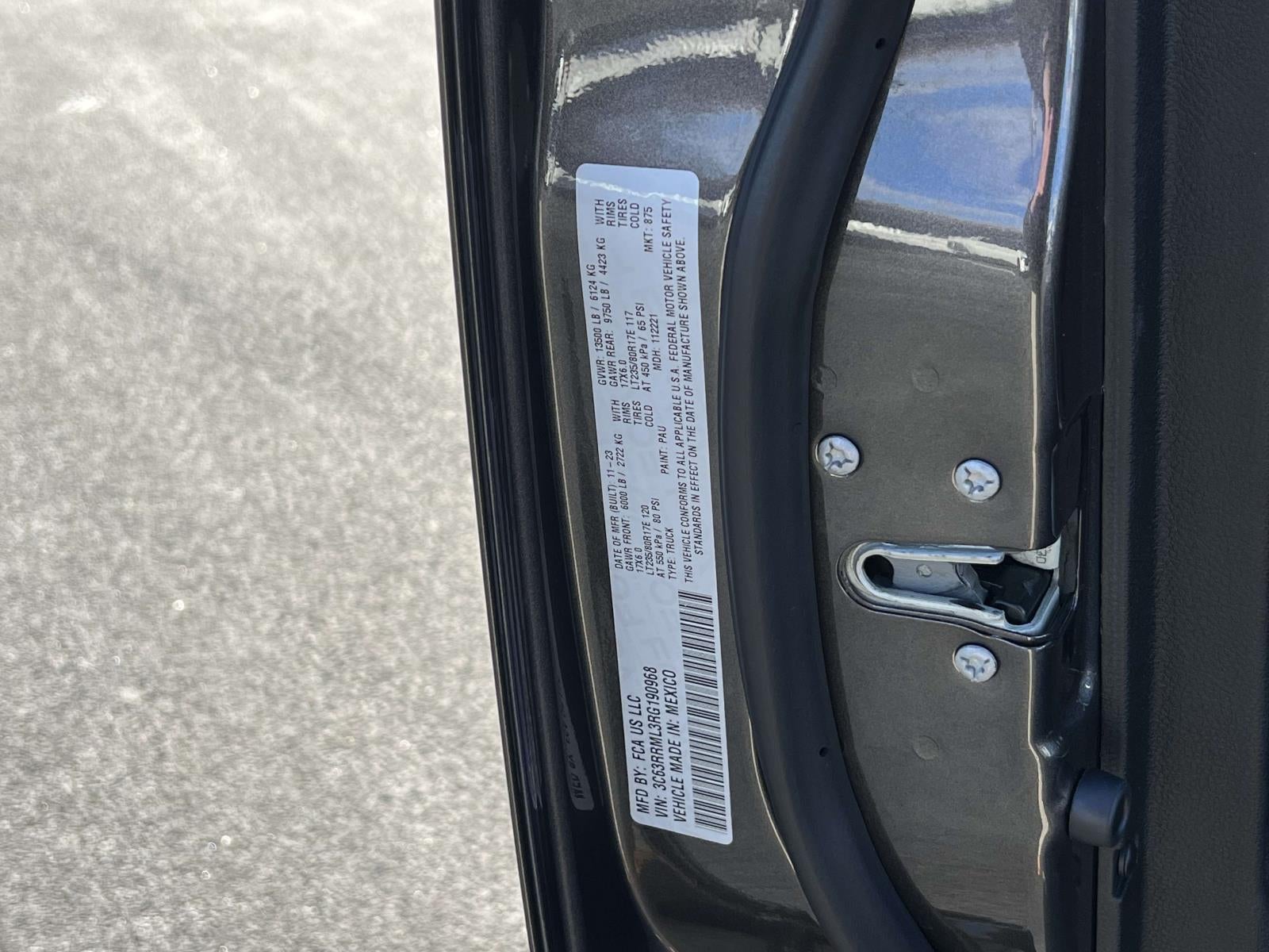 2024 RAM 3500 Laramie Mega Cab 4x4 64' Box