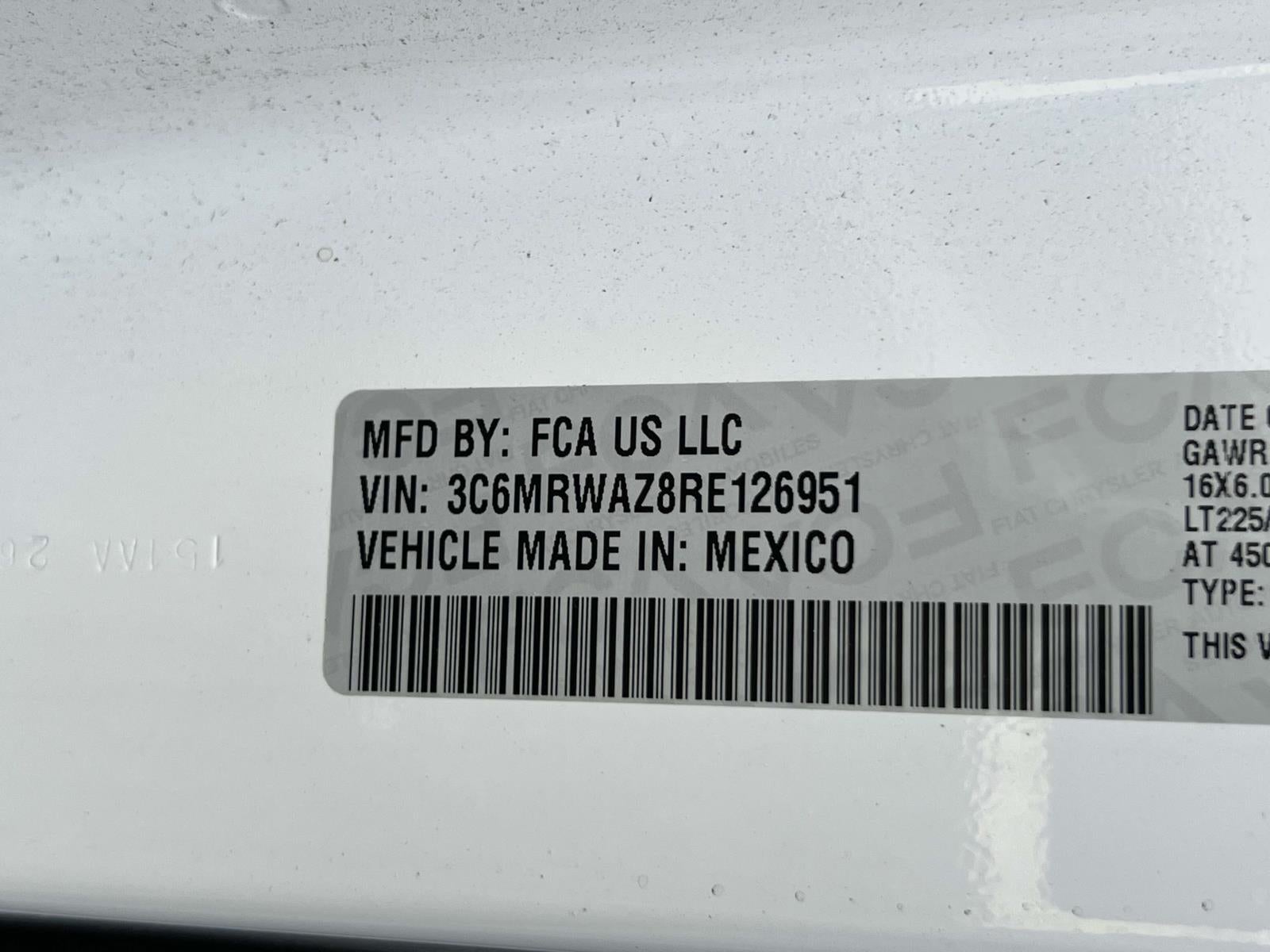 2024 RAM Ram ProMaster EV Tradesman
