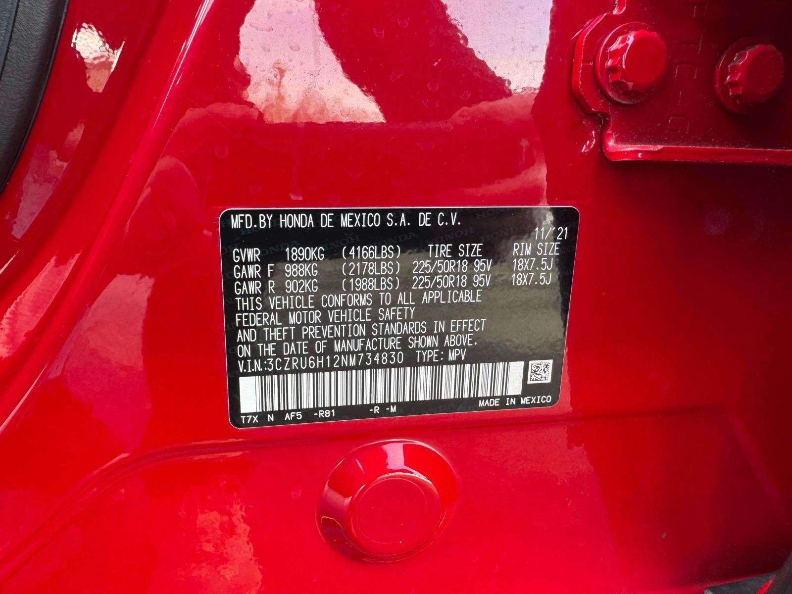 2022 Honda HR-V AWD Sport