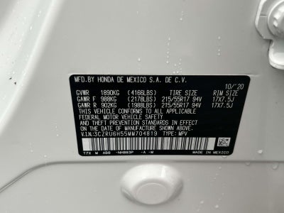 2021 Honda HR-V AWD EX