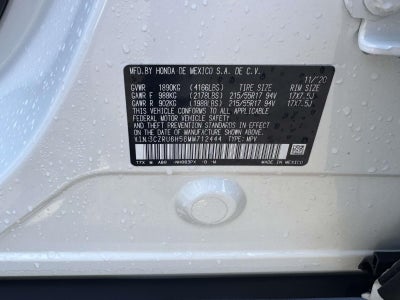 2021 Honda HR-V AWD EX