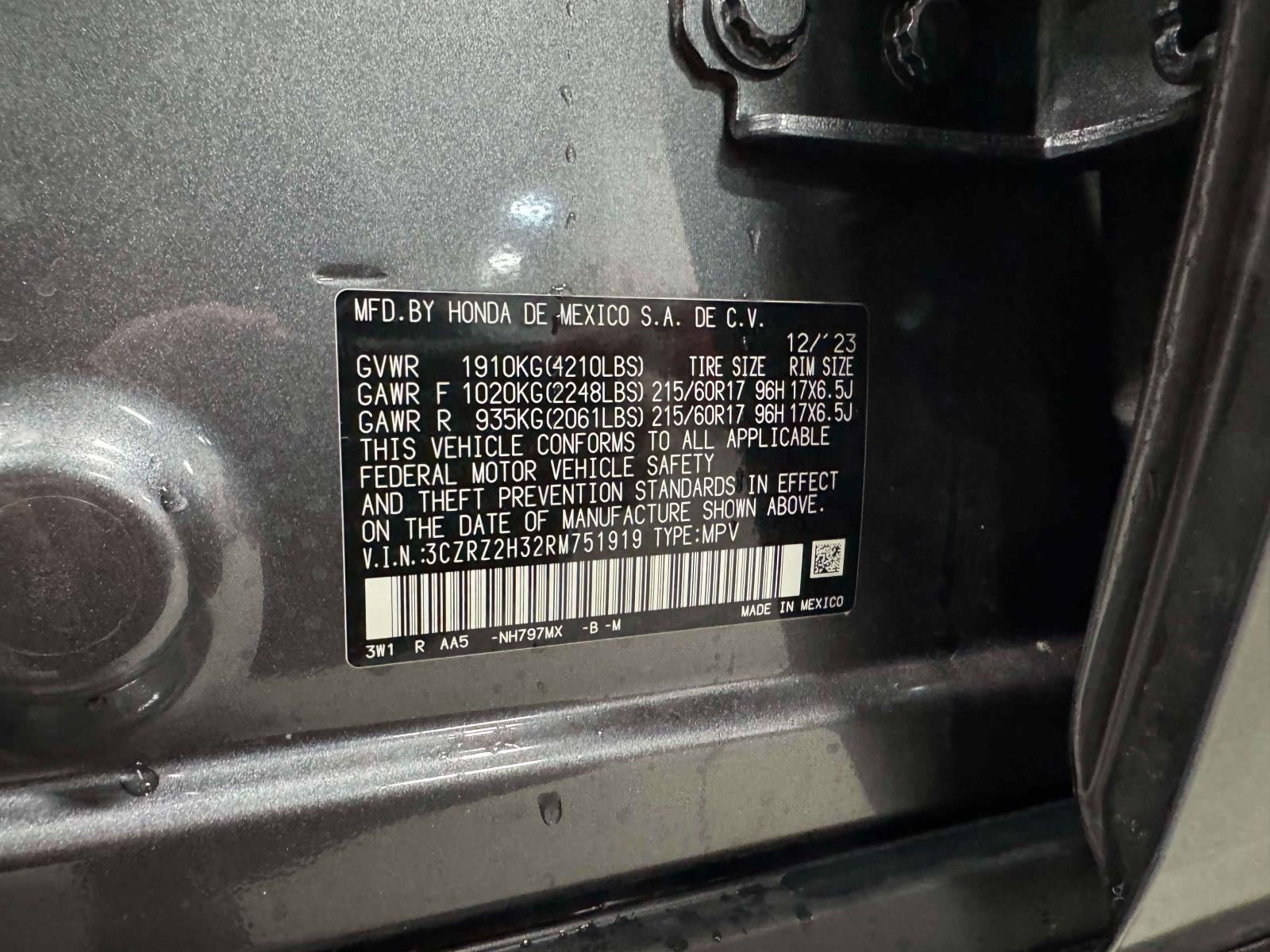 2024 Honda HR-V AWD LX