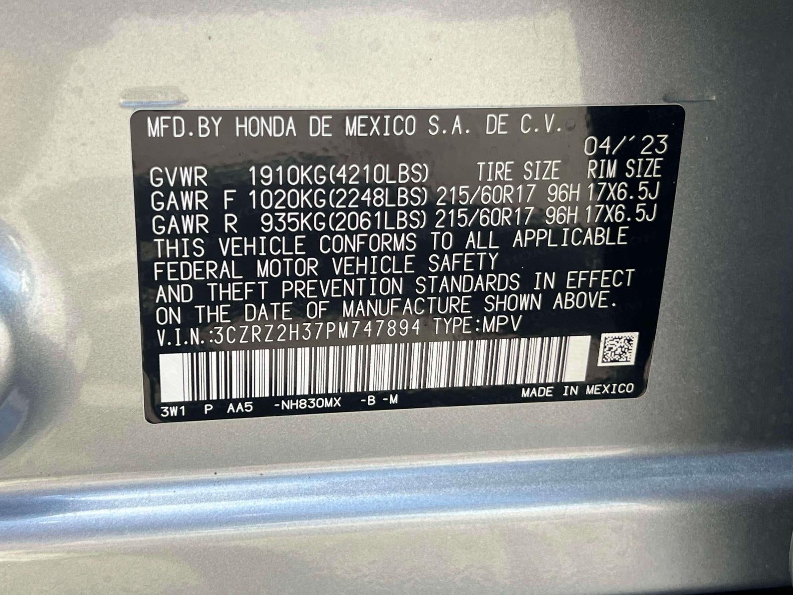 2023 Honda HR-V AWD LX
