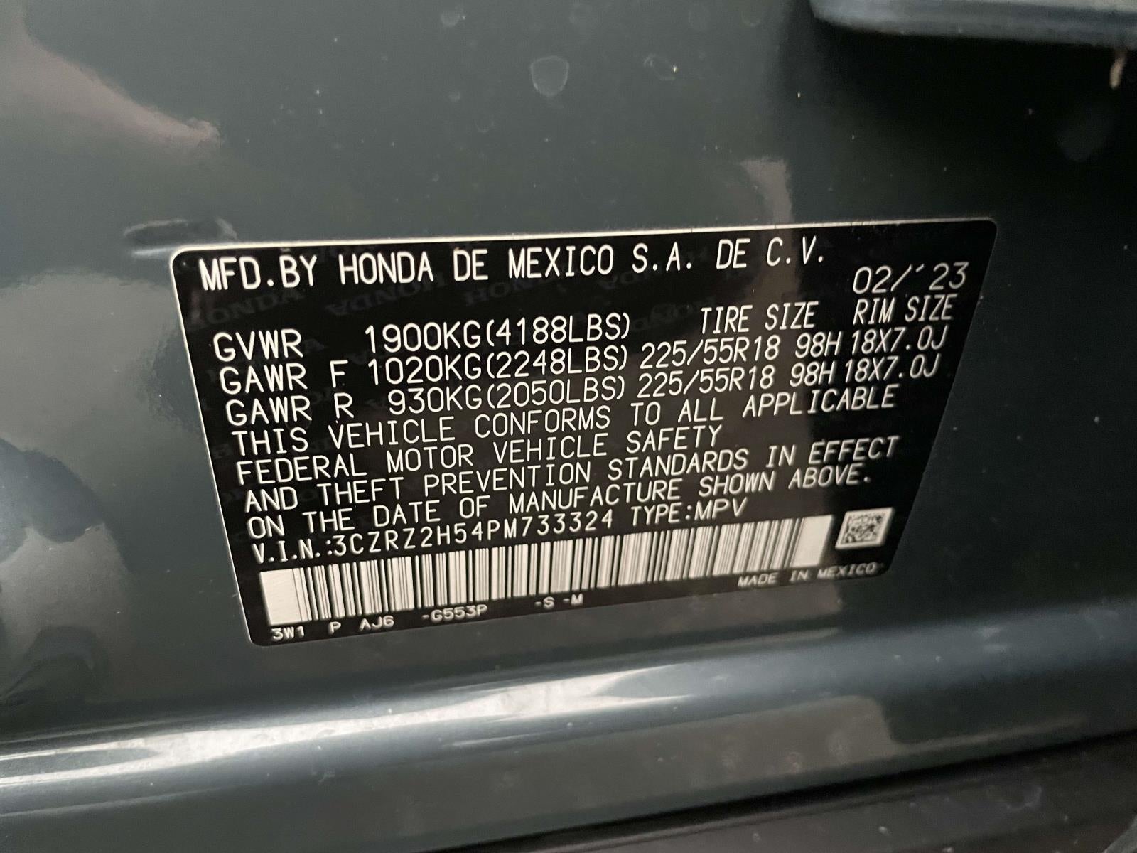 2023 Honda HR-V AWD Sport