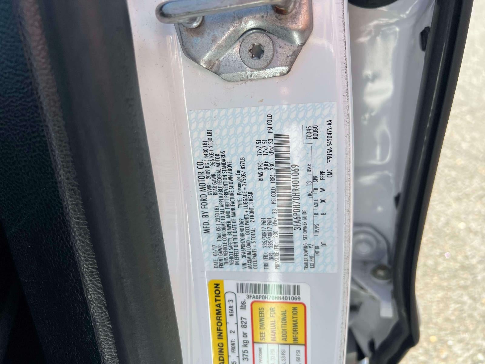 2017 Ford Fusion SE