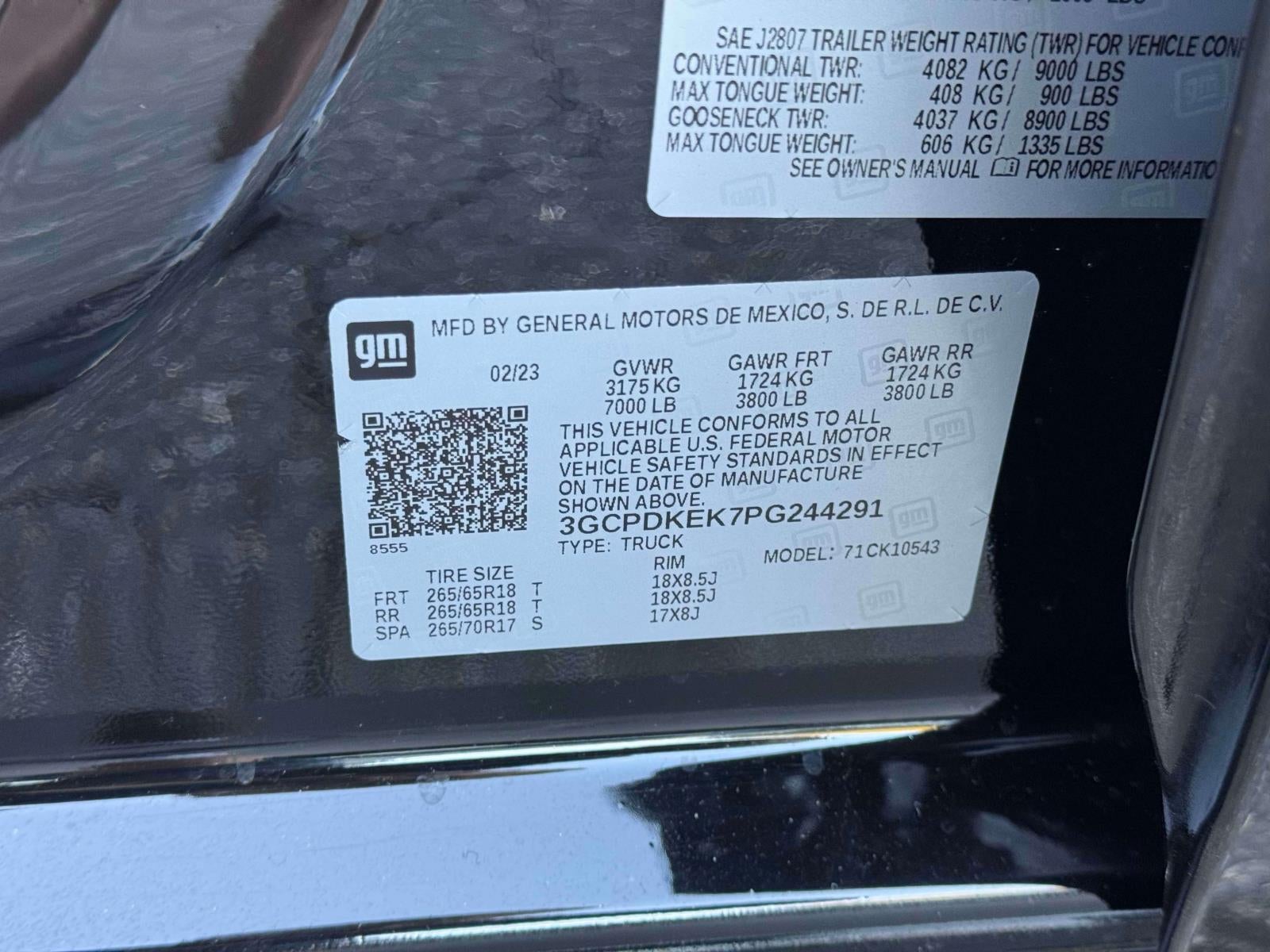 2023 Chevrolet Silverado 1500 4WD Crew Cab Short Bed LT with 2FL