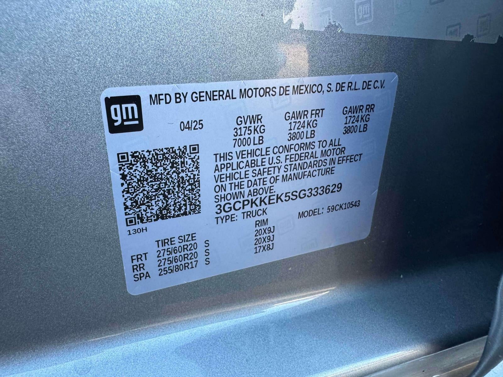 2025 Chevrolet Silverado 1500 4WD Crew Cab Short Bed LT with 2FL