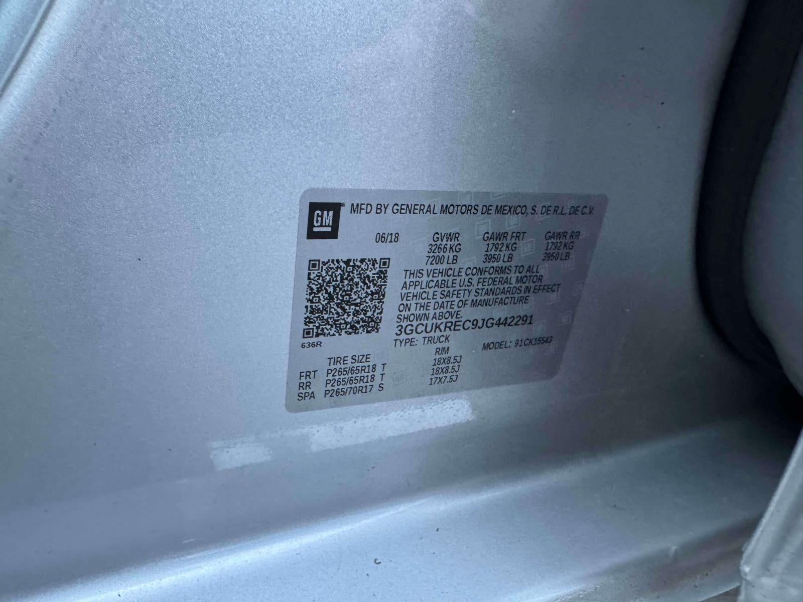 2018 Chevrolet Silverado 1500 2LT