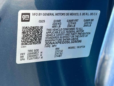 2025 Chevrolet Equinox AWD LT