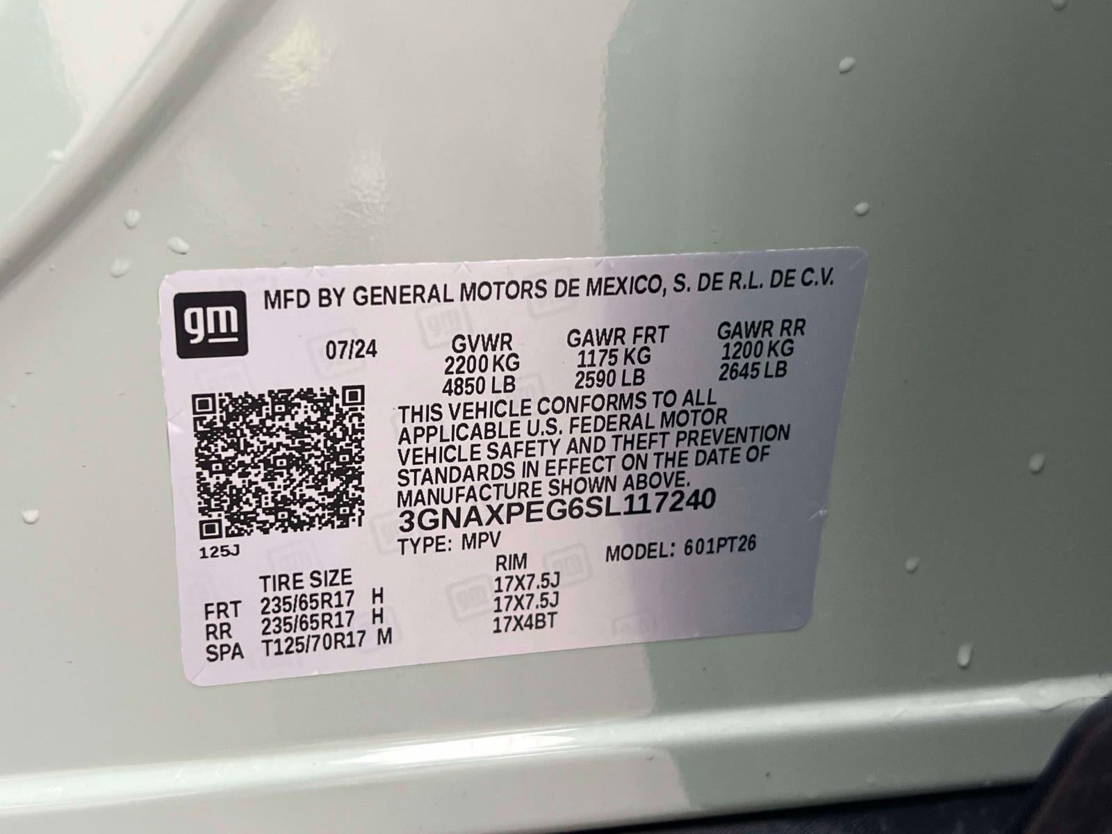 2025 Chevrolet Equinox AWD LT