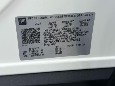 2026 Chevrolet Equinox AWD LT