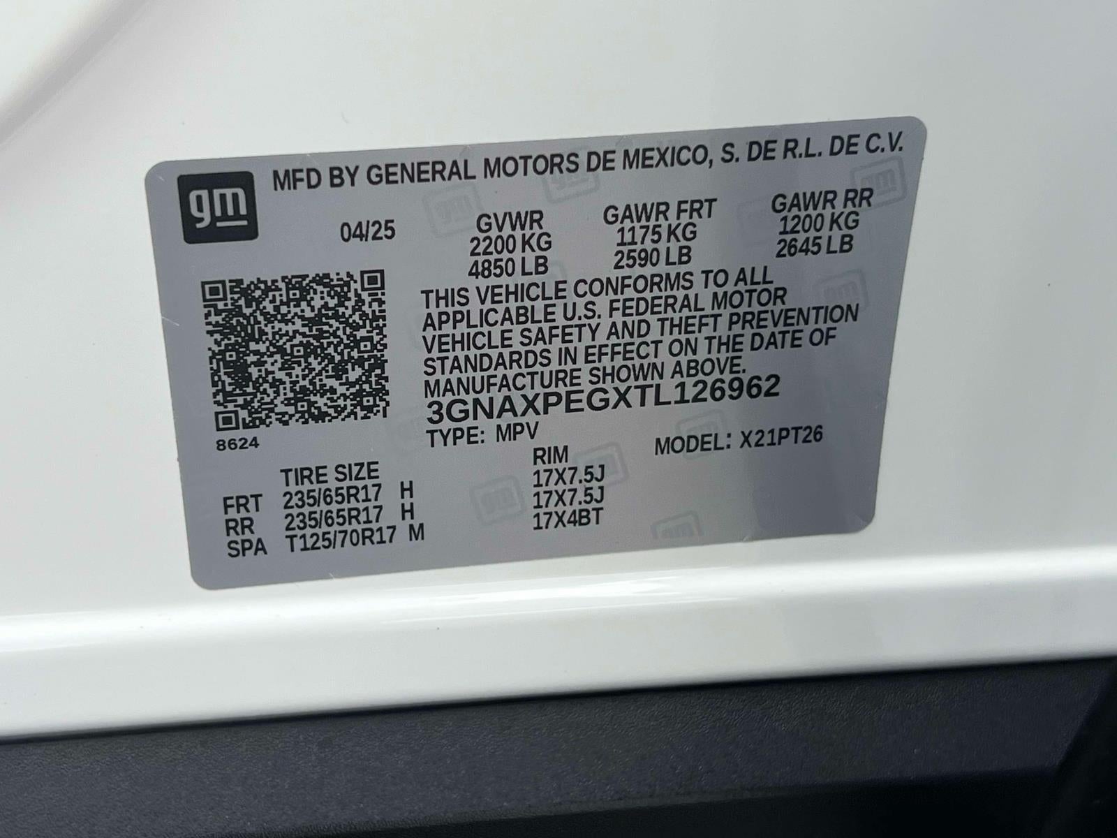 2026 Chevrolet Equinox AWD LT