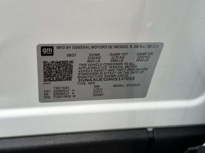 2024 Chevrolet Equinox AWD LT
