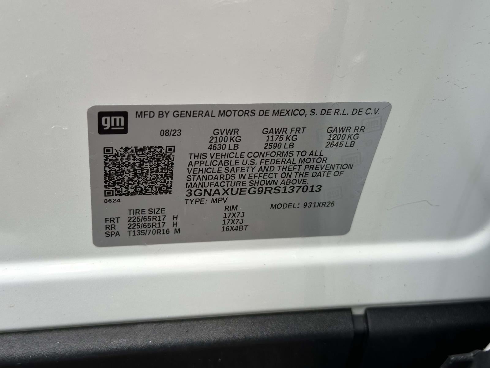 2024 Chevrolet Equinox AWD LT
