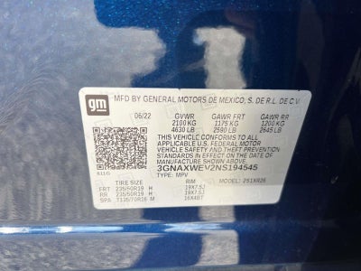 2022 Chevrolet Equinox AWD RS