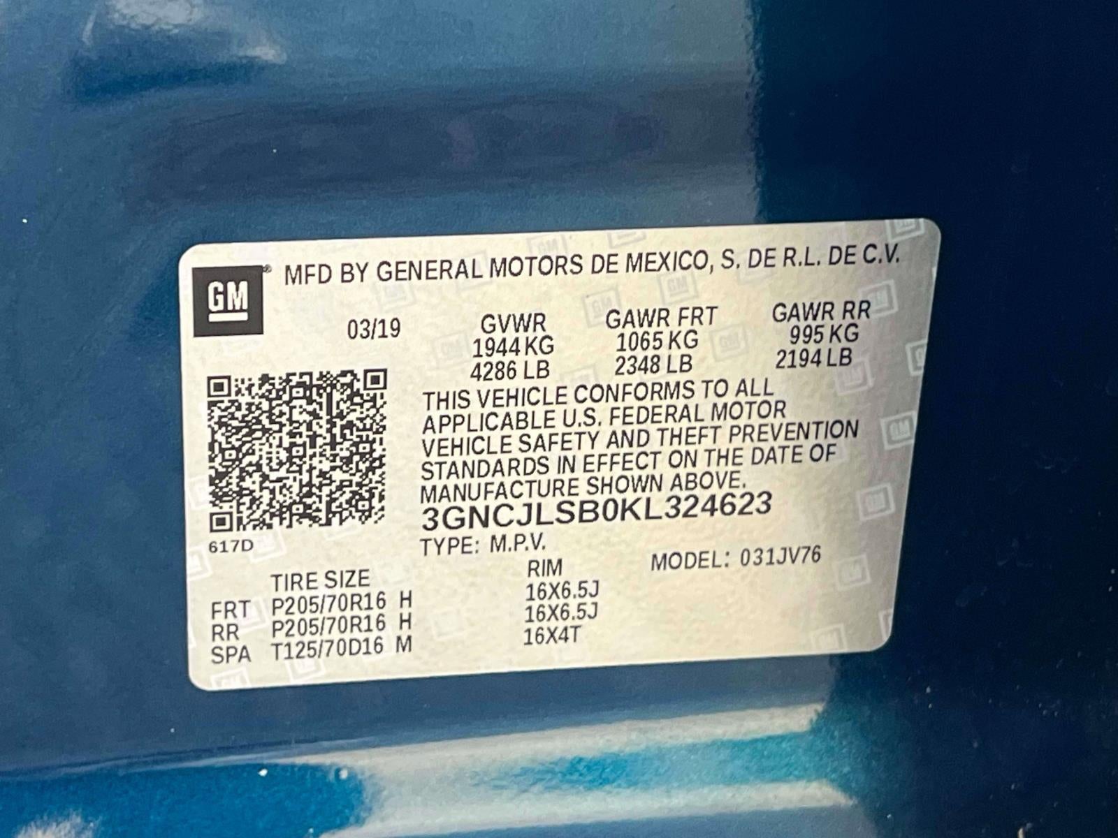 2019 Chevrolet Trax LT