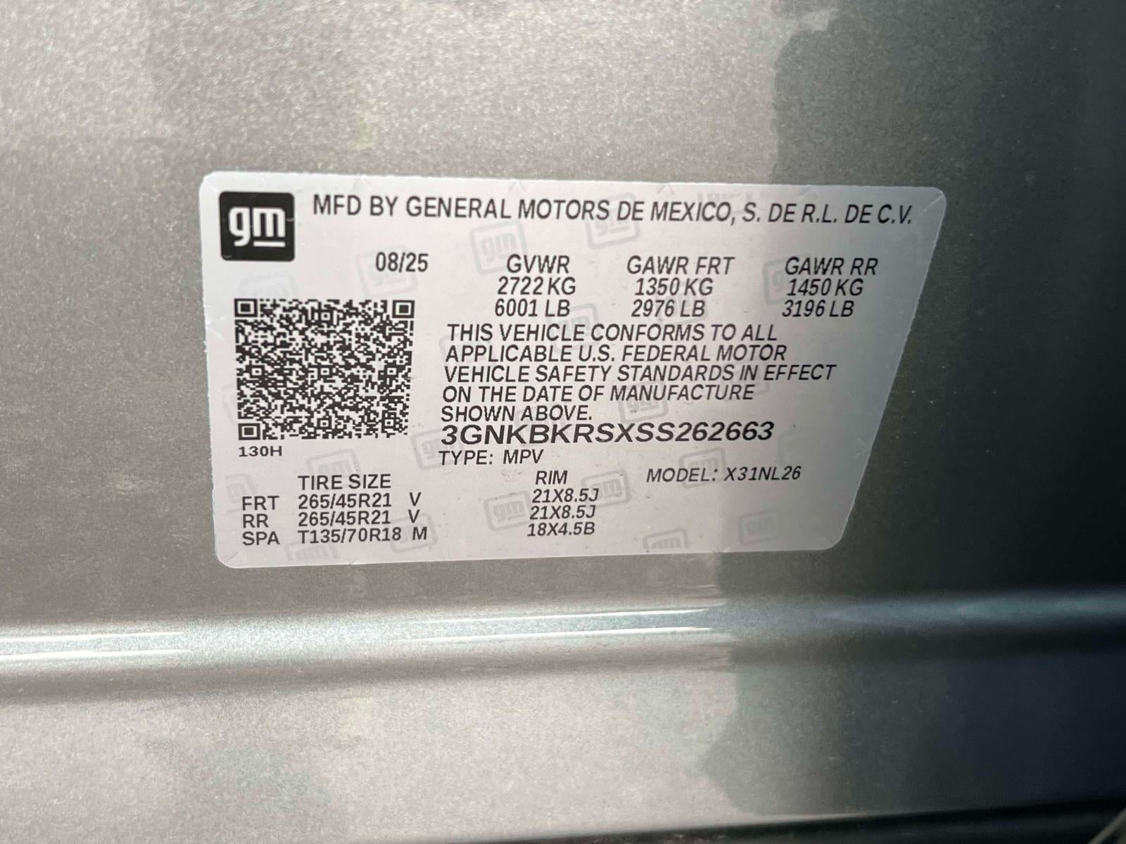 2025 Chevrolet Blazer AWD RS