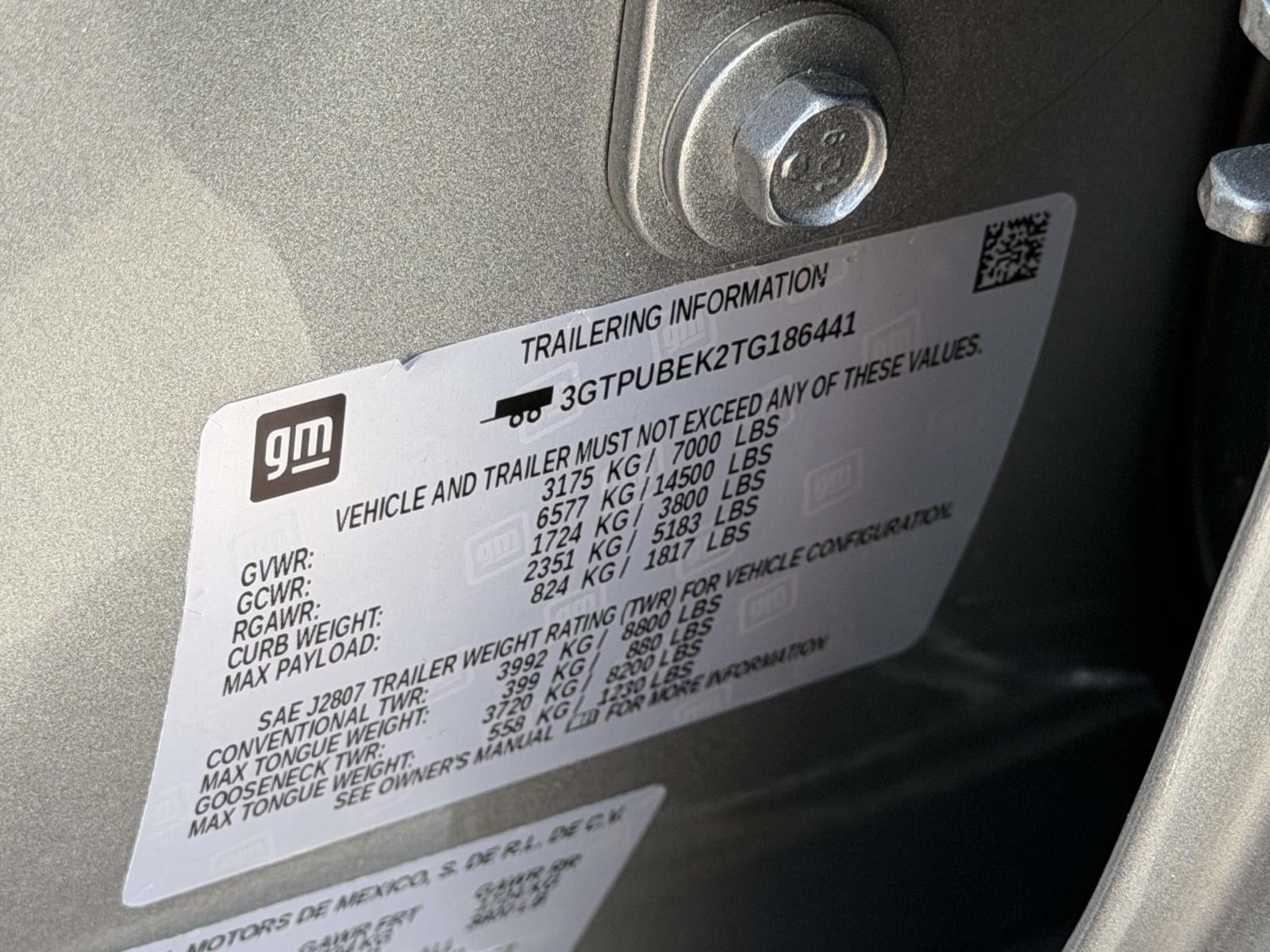 2026 GMC Sierra 1500 Crew Cab, Short Bed, SLE, 4WD