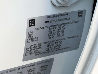 2022 GMC Sierra 1500 4WD Crew Cab Short Box Elevation