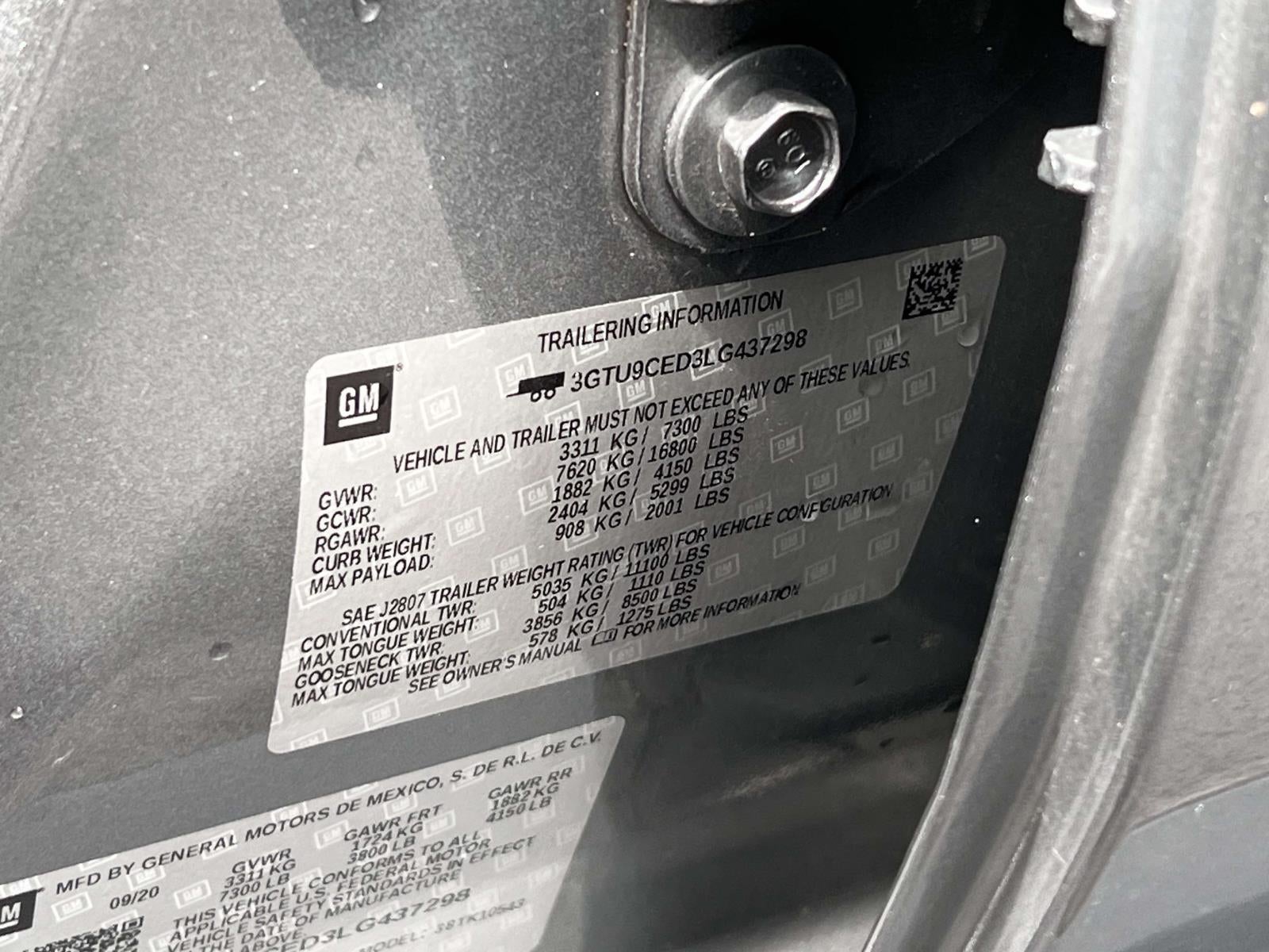 2020 GMC Sierra 1500 4WD Crew Cab Short Box Elevation