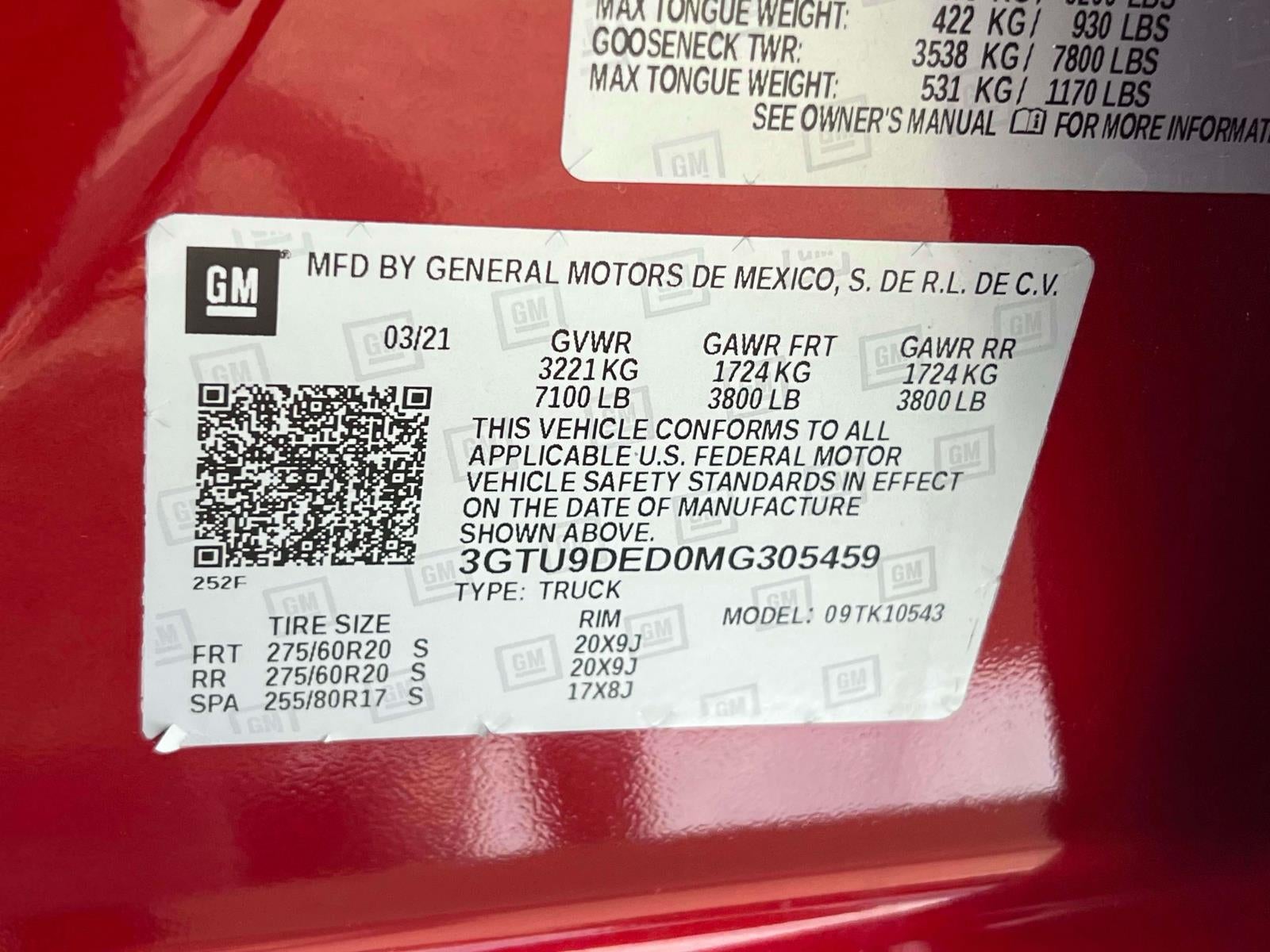 2021 GMC Sierra 1500 4WD Crew Cab Short Box SLT