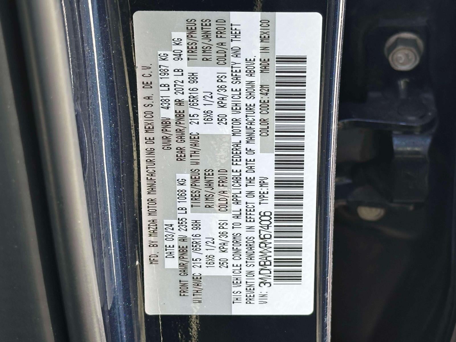 2024 Mazda Mazda CX-30 2.5 S