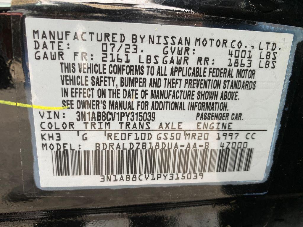 2023 Nissan Sentra SV Xtronic CVT