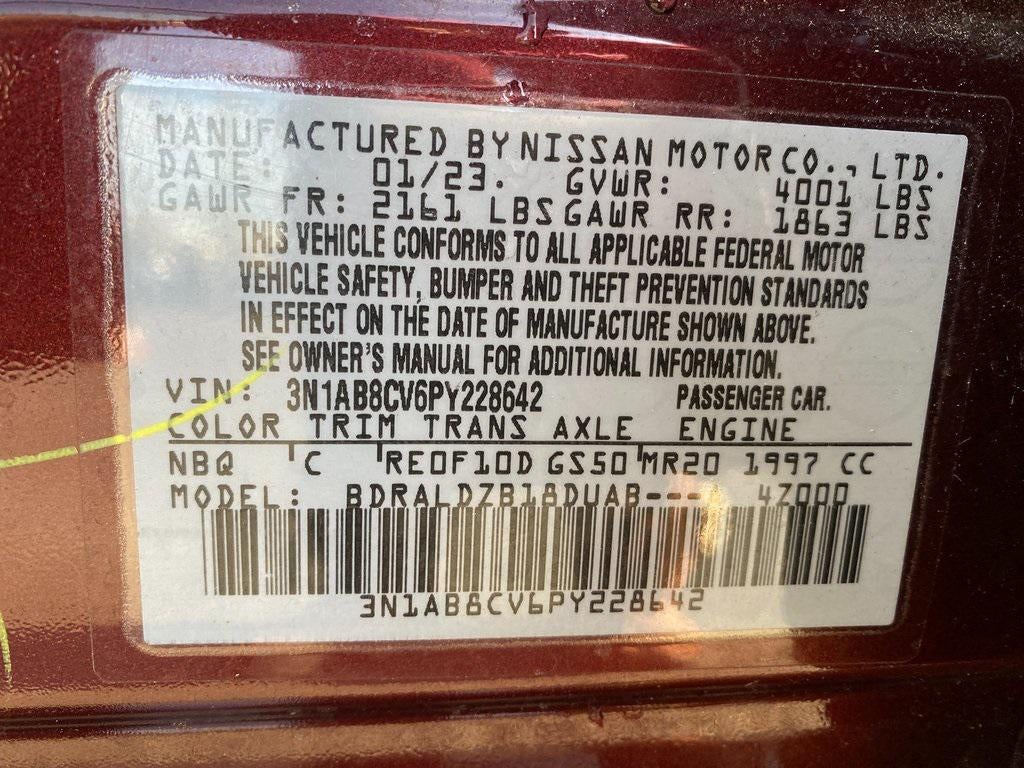 2023 Nissan Sentra SV Xtronic CVT