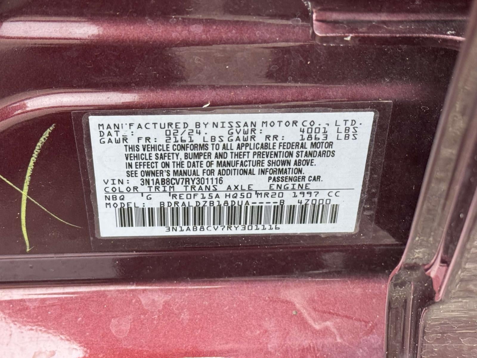 2024 Nissan Sentra SV Xtronic CVT