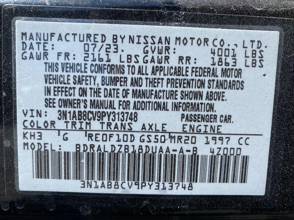 2023 Nissan Sentra SV Xtronic CVT