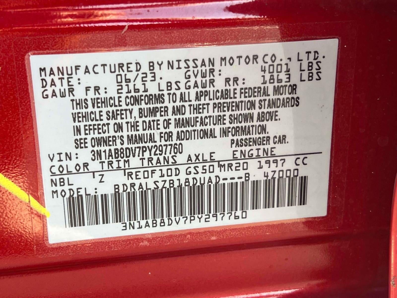 2023 Nissan Sentra SR Xtronic CVT
