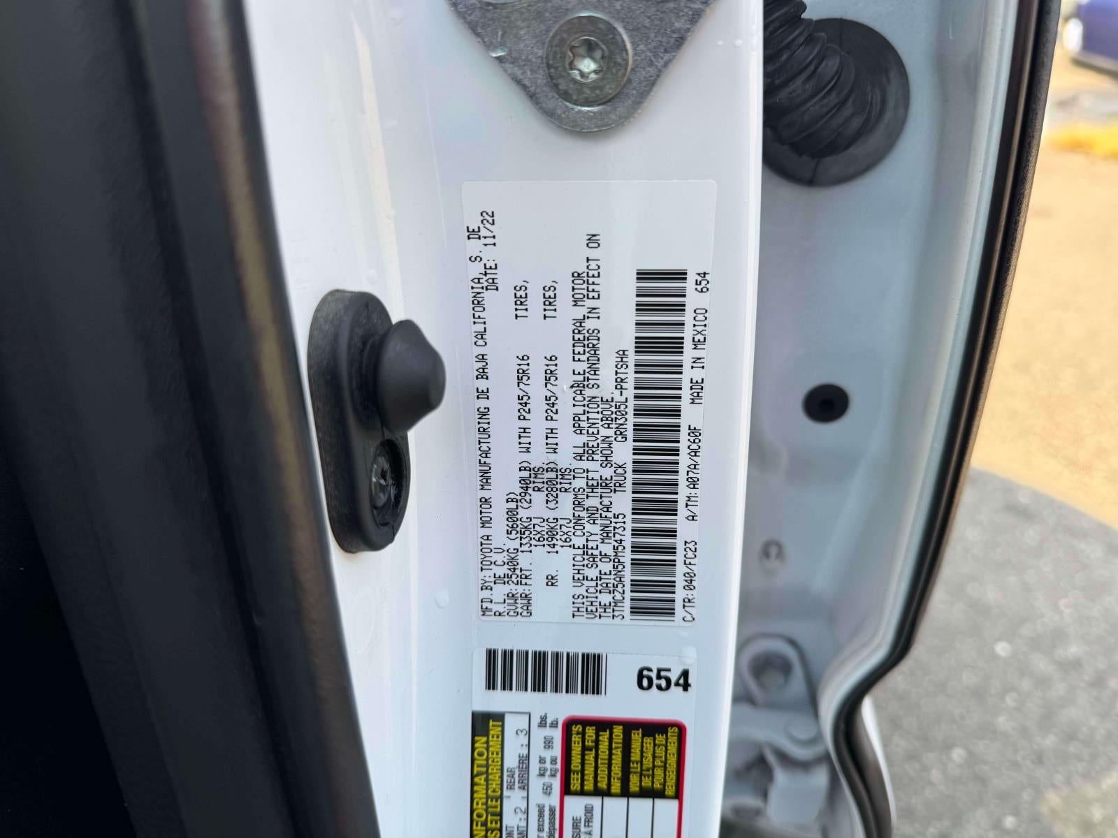 2023 Toyota Tacoma SR5 V6