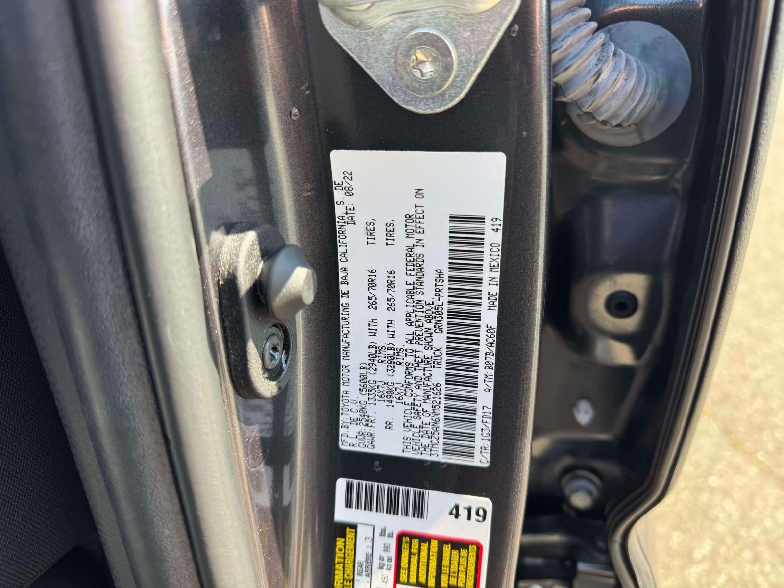 2022 Toyota Tacoma TRD Off Road