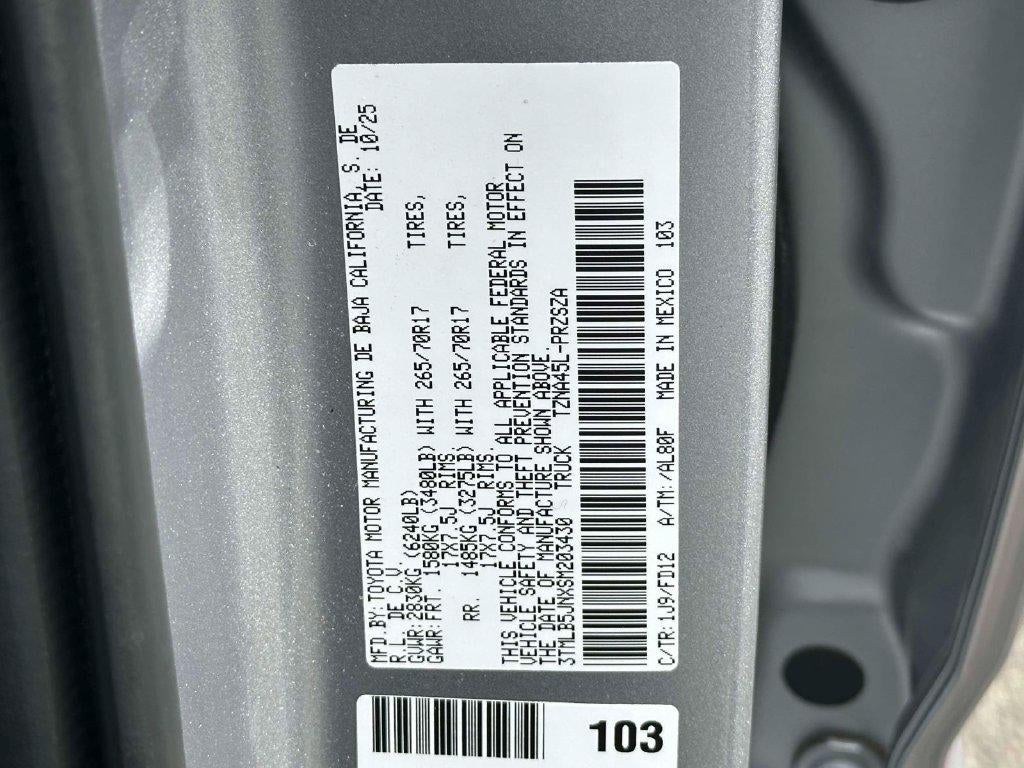 2025 Toyota Tacoma TRD Off Road